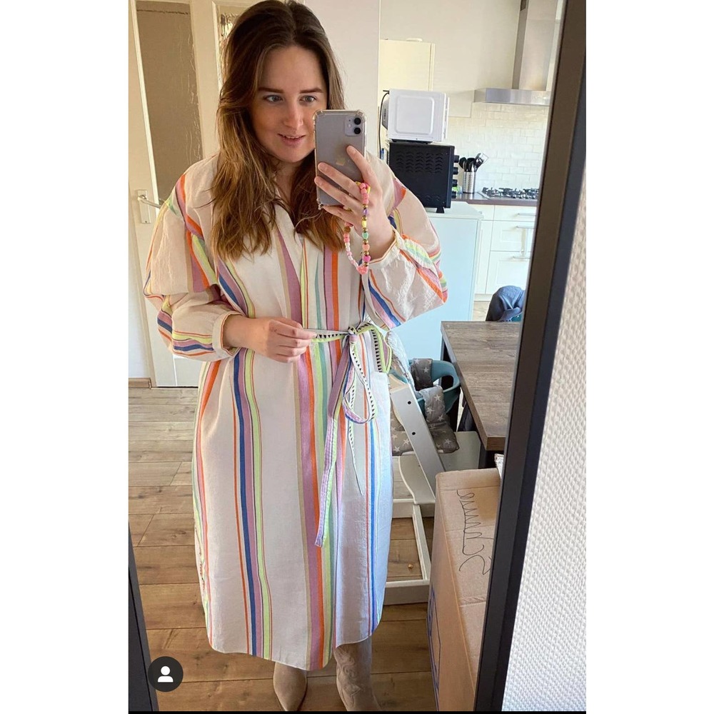 lemlem x H&M Striped Kaftan - XXL - NEW